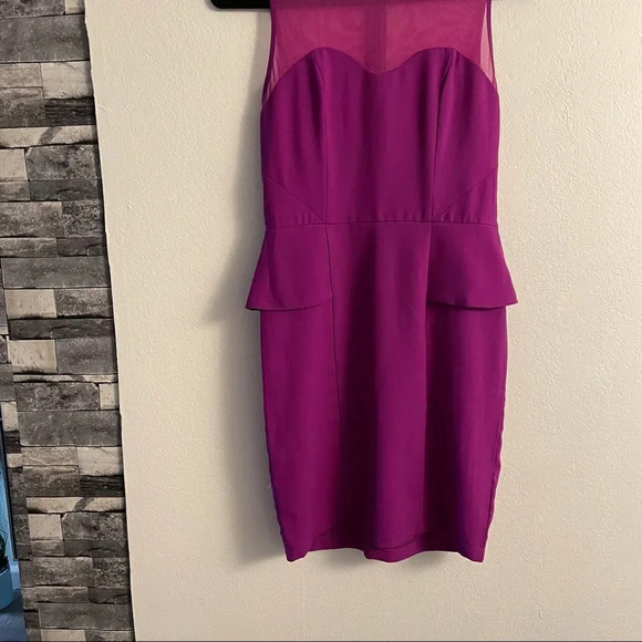 Greylin Melina Peplum Dress in Orchid - Picture 11 of 15